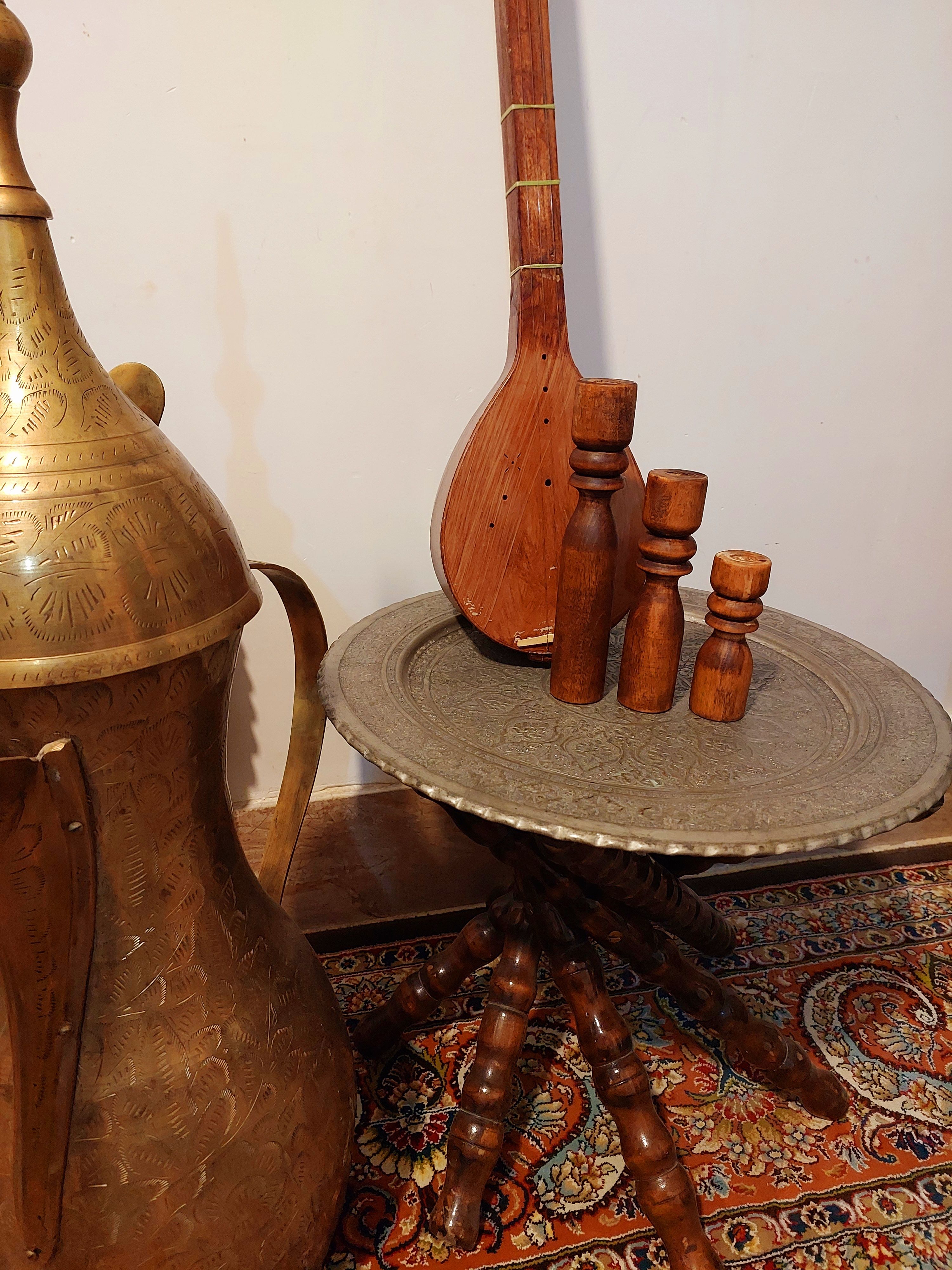 جاشمعی های چوبی،خراطی شده کار دست