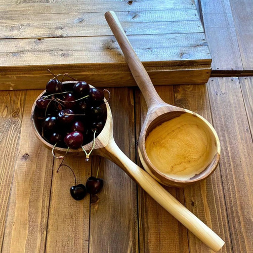 ملاقه چوبی بزرگ،مخصوص آش و حلیم و...