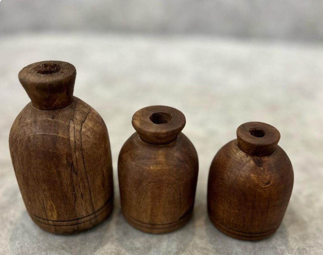 گلدان های چوبی ،نوستالژی،کوچک ،چوب طبیعی