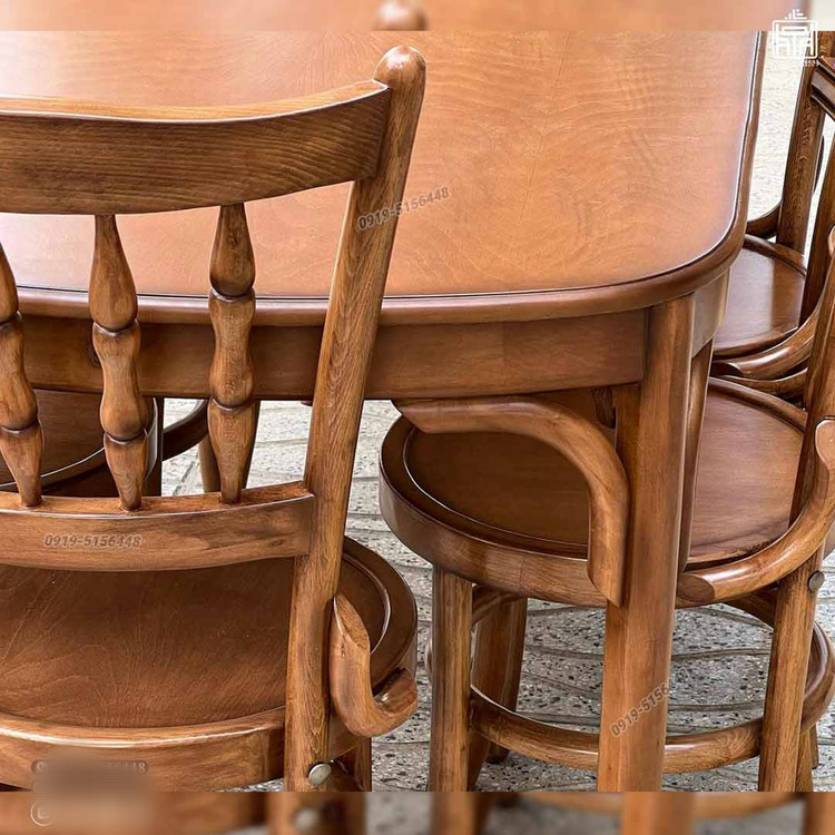 میز و صندلی ناهارخوری۲نفره لهستانی خراطی