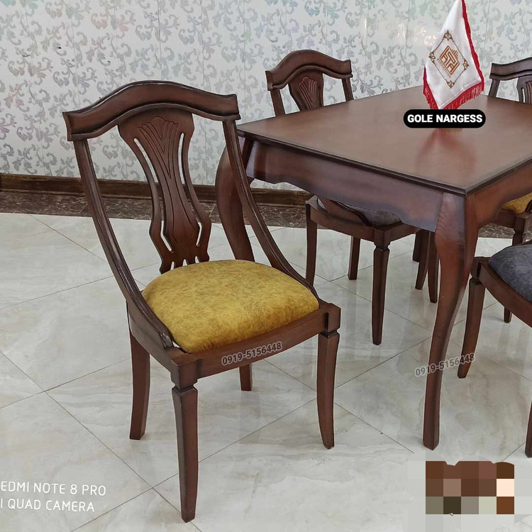 ست میز و صندلی ناهارخوری۴ نفره گیتاری