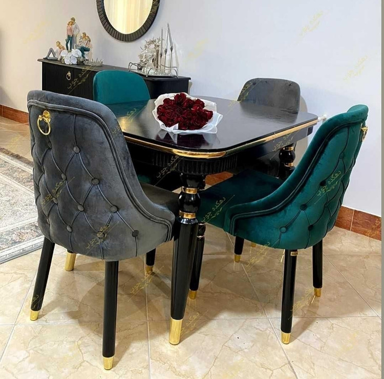 میز و صندلی ناهارخوری ۴ نفره ۶نفره ۸نفره مدل لاکپشتی
